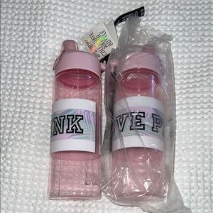 2 Pack Pink Love Water Bottle